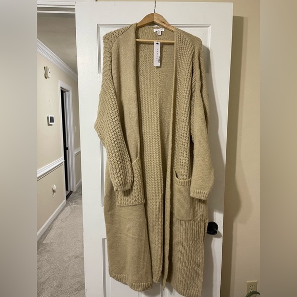 Topshop Sweaters - Topshop
Mixed Stitch Longline Cardigan